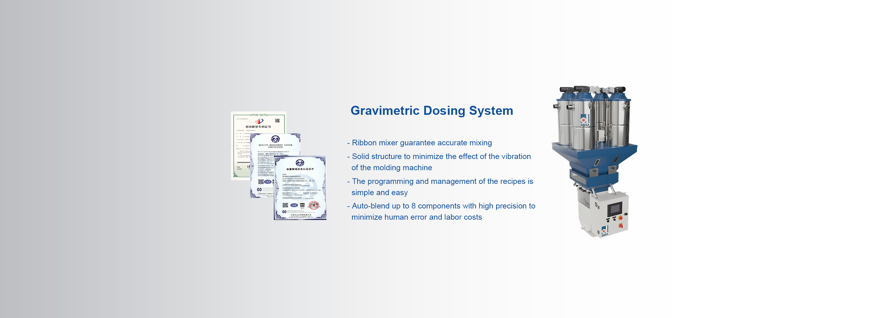 quality Gravimetric Dosing System factory